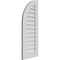 Ekena Millwork Quarter Round Top Left Surface Mount PVC Gable Vent w/ 3-1/2"W x 1"P Standard Frame, 16"W x 40"H GVPQL16X4001SN - alternate 5